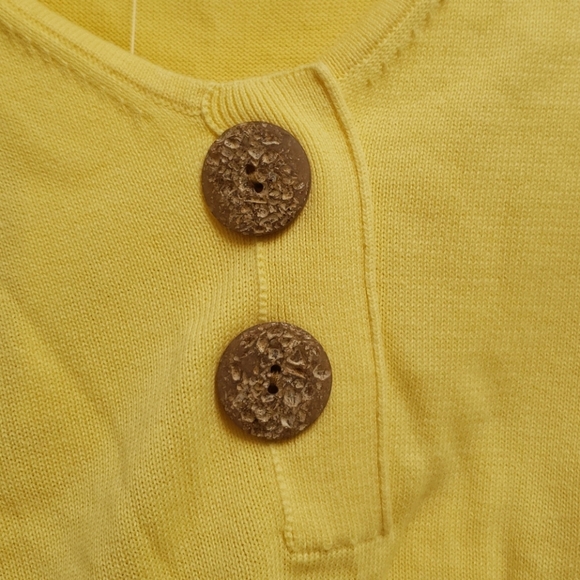 J Jill Yellow NWT Sweater Size M - Picture 2 of 9
